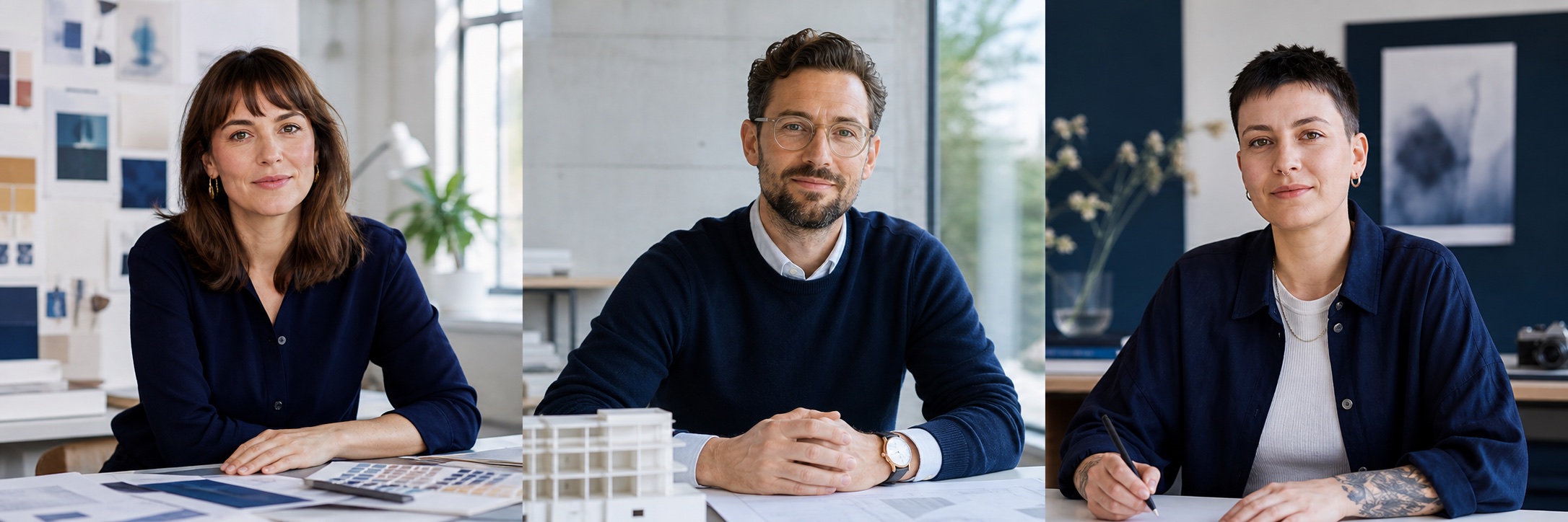 KI-generierte Beispielmotive für Personal Branding